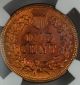 1872 Indian Cent Penny,  Ngc Unc Details,  Very Choice Bu Toned,  Dgh Small Cents photo 2