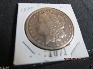 1890 S Morgan Silver Dollar Sharp Better Date photo