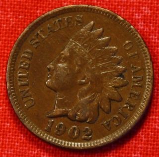 1902 Indian Head Cent Xf Collector Coin Check Out Store Ih646 photo