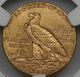 1925 - D Indian Head Quarter Eagle Gold $2.  5 Ms 63 Ngc Gold photo 3