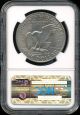1972 - D Eisenhower Dollar Error Obverse Misaligned Die Ngc Ms65 Coins: US photo 1