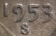 1953 - S Rpm 4 A Pleasing Xf Example Of A Hard To Find San Francisco Minted Rpm Small Cents photo 1