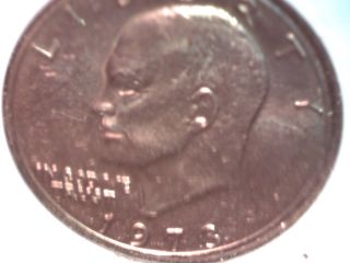One Pair Uncirculated 1973 (rare) Ike Dollars photo