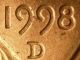 98 & 99 - D Doubled Die Reverse 1 ' S.  Very Unusual Doubled Column Examples Coins: US photo 2