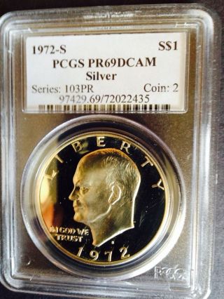 1972 - S S$1 Pcgs Pr69 Dcam Silver photo