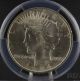 1924 Pcgs Ms63 Peace Dollar - Graded Silver Investment Certified Coin $1 Dollars photo 2