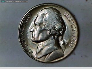1940 S Jefferson Nickel - A Very Attractive Coin With Full Steps photo
