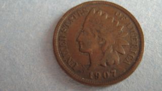 1907 Indian Head Penny photo