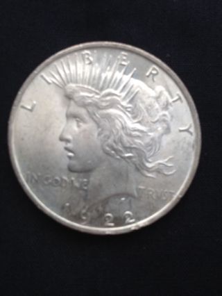 1922 P Peace Silver Dollar photo