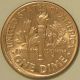 1996 D Roosevelt Dime,  (off Center,  Broadstruck) Error Coin,  Aj 545 Dimes photo 1