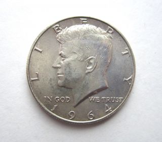 1964 D Kennedy Silver Half Dollar - Pristine photo