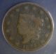 1824 Coronet Head Large Cent Graded By Anacs As Vg8 Details (corroded -) Large Cents photo 1