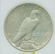 1934 - S Peace Silver Dollar Extremely Fine Ef Xf + Policy Dollars photo 2
