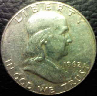 1962 Franklin Half Dollar 90% Silver Good Investment photo