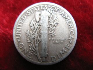 1928 - P Mercury Silver Dime,  Better Grade Coin Fast photo