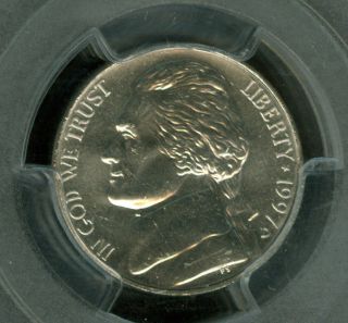 1997 - D Jefferson Nickel Pcgs Ms64 Fs photo