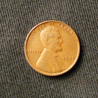 1935 U.  S.  Wheat Penny photo