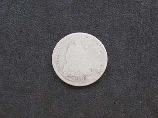 1891 - O Seated Liberty Silver Dime U.  S.  Coin C1810l photo