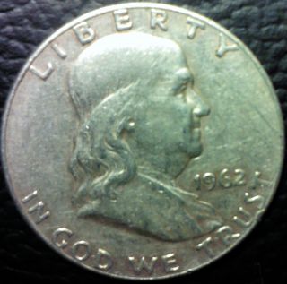 1962 D Franklin Half Dollar 90% Silver photo