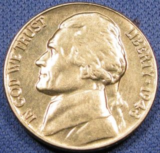 1948 P Jefferson Nickel Great Circulated Coin A Definite Slider 2 photo
