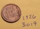 1926 Lincoln Cent Fine Detail Great Coin (3019) Wheat Back Penny Small Cents photo 1