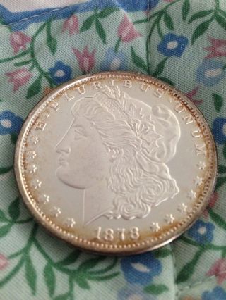 1878 Morgan Silver Dollar 2 Oz.  999 Silver (full Detail Coin) Uncirculated photo