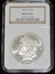1883 Cc Ms 63 Deep Mirror Proof Like Frosted Ngc Certified Morgan Silver Dolllar Dollars photo 2