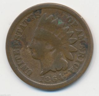 1864 P Indian Head Cent G - 869269b photo