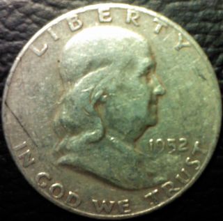 1952 D Franklin Half Dollar 90% Silver Good Investment photo