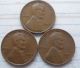 1942 P,  D&s Circulated Lincoln Wheat Cents. . Small Cents photo 1