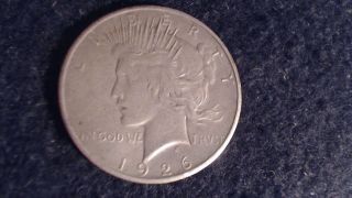 1926 U.  S.  Silver Peace Dollar photo