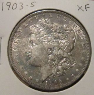 1903 - S Morgan Silver Dollar Xf Rare Key Date Us Silver Coin photo