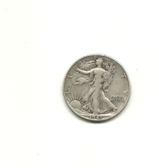 1941 Denver Minted Walking Liberty Silver Half Dollar photo