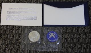 1973 - S Silver Eisenhower (ike) Dollar In Packaging photo