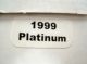 1999 P Quarters Platinum Layered,  With/coa,  Box Quarters photo 1