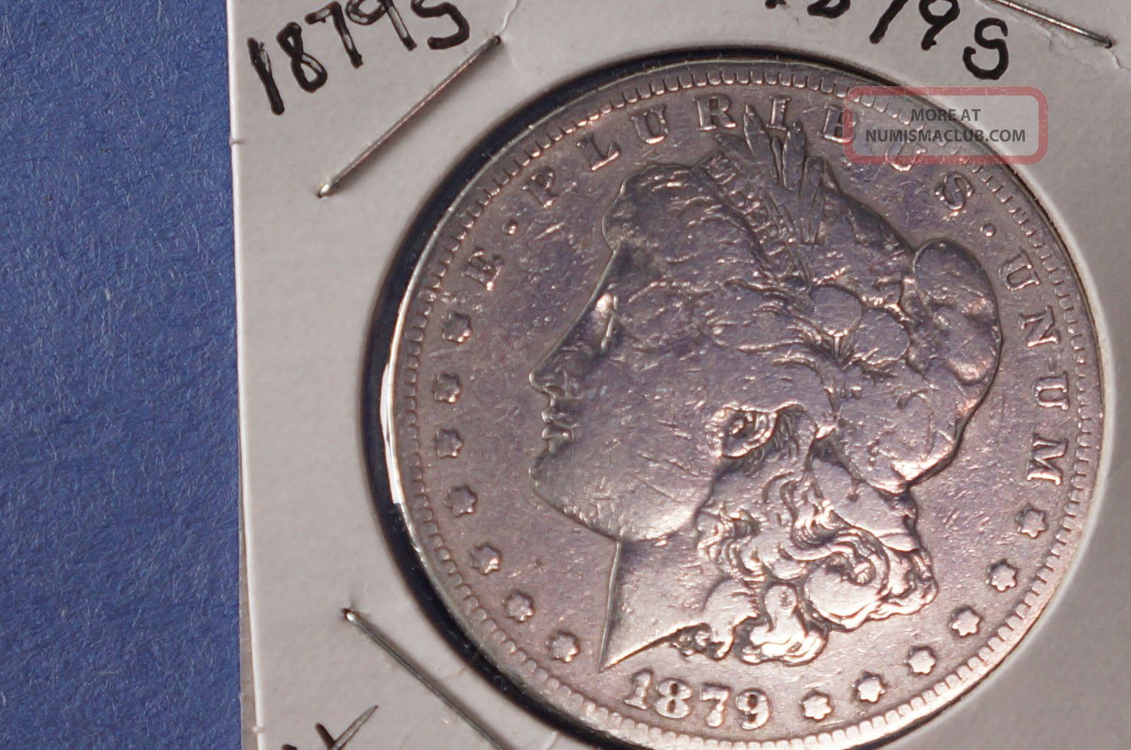 1879 S 1 Silver Dollar Bright Large Coin