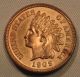 1909 Indian Head Cent Choice Gem Bu Red Grade Cleaned Old Us Coin Ede8 - 43 Small Cents photo 2