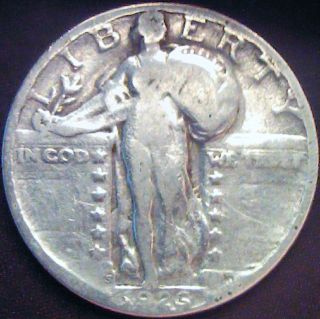 1926 S Standing Liberty Quarter - 90% Silver photo