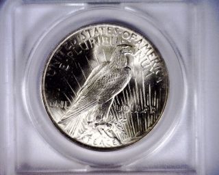 Anacs Ms62 1922 Blast White Peace Silver Dollar Coin Ms 62 photo