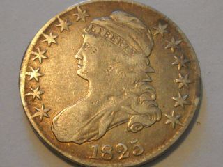 Coinhunters - 1825 Capped Bust Half Dollar An Extremely Fine Coin photo
