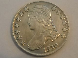 Coinhunters - 1830 Capped Bust Half Dollar,  Uncirculated photo