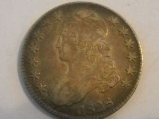 Coinhunters - 1828 Capped Bust Half Dollar,  Almost Uncirculated photo