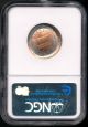 1999 Lincoln Cent Error Double Struck 2nd W/100% Indent On Obv.  Ngc Ms66rd Small Cents photo 1