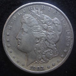 1903 - S Morgan Silver Dollar - A Key Date In A Scarce Xf photo