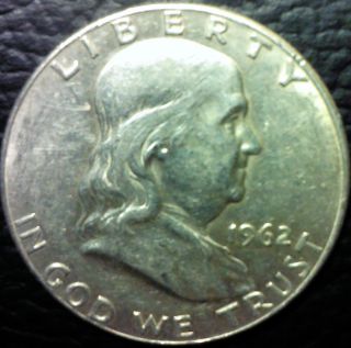 1962 D Franklin Half Dollar - 90% Silver - Good Investment photo
