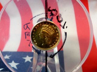 $1 Gold Type 3 Princess (cleaned) Hi State/ Rotated Die Vam photo