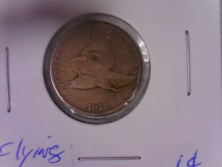 1858 - Flying Eagle Cent - - 3 Years Of Mintage - Rare photo