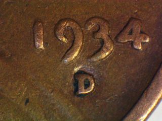 1934d Wheat Cent - 1do - 001 / Hard To Find/ Raw/ 465 photo