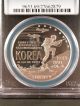 1991 - P Korea Proof Silver Commemorative Dollar Pcgs Pf69dcam Commemorative photo 2