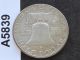 1955 - P Franklin Half Dollar Silver U.  S.  Coin A5839 Half Dollars photo 1